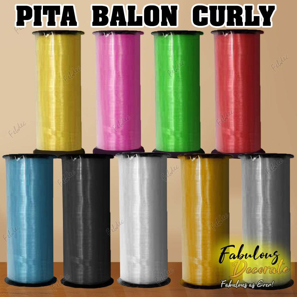 

Pita ballon / Pita Balon Curly/ Tali Balon