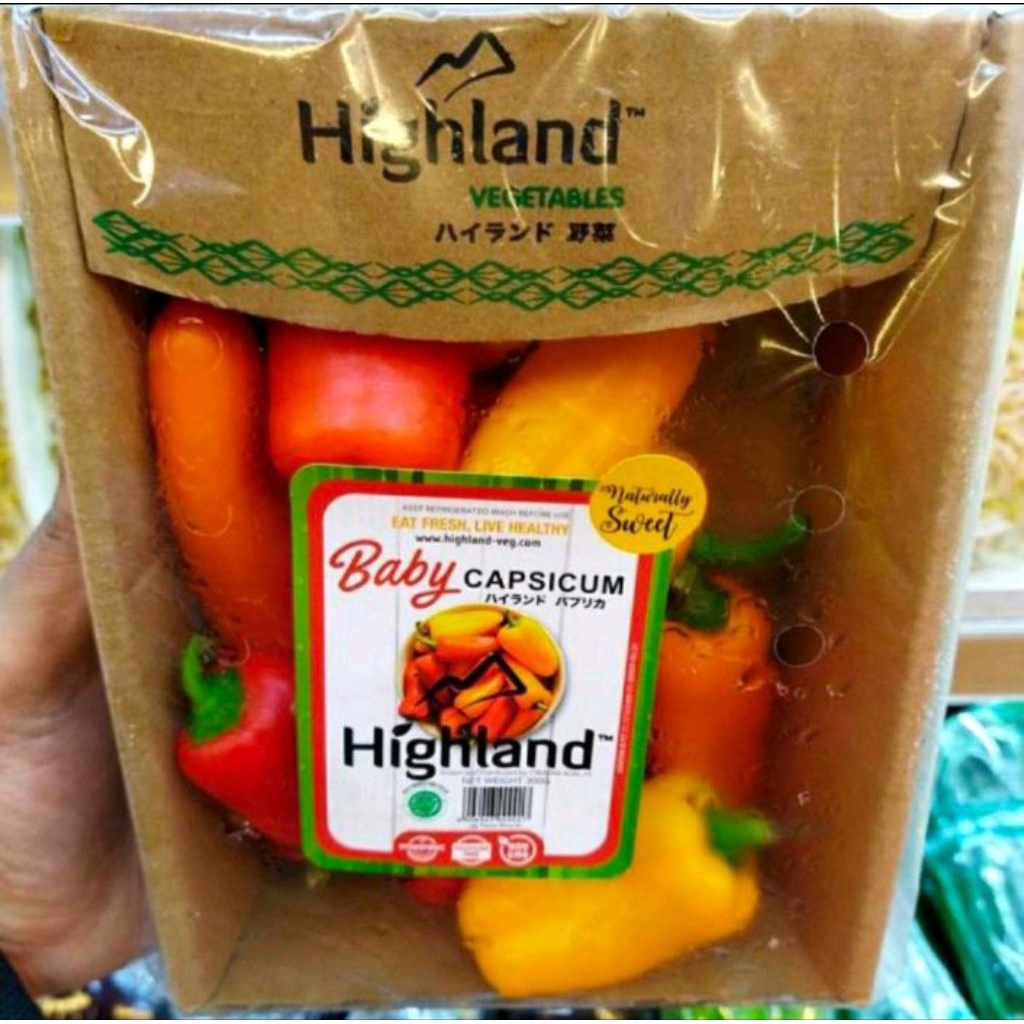 

Highland baby Capsicum import 500 gr / pack