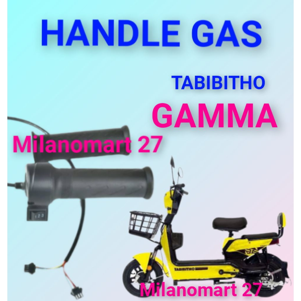 handle gas tabibitho GAMMA handle gas sepeda listrik TABIBITHO GAMMA