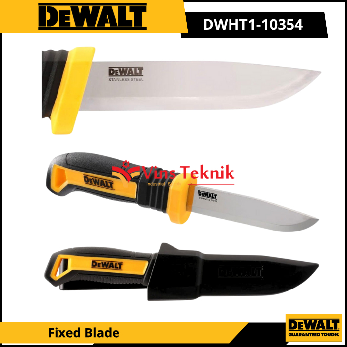 

Pisau Potong Fixed Blade Stainless Steel DEWALT DWHT1-10354