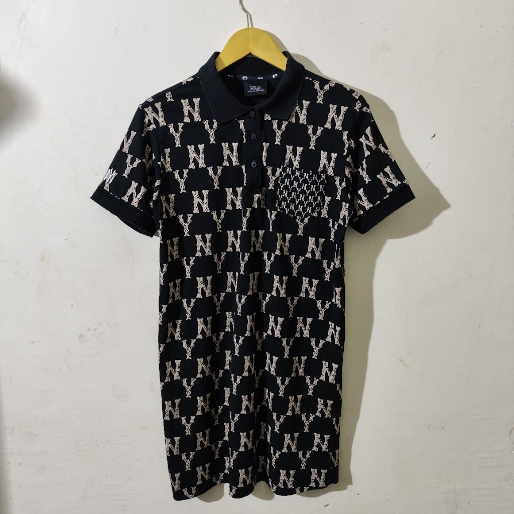 MLB NY Monogram Pocket Women Polo Dress (M-L)