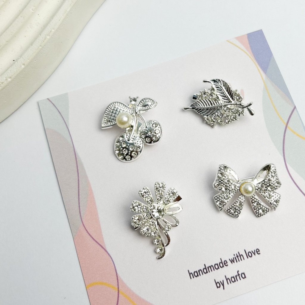 [BR01] BROS JILBAB BROOCH HIJAB BROS DAGU BROS BAHU PENITI HIJAB JARUM JILBAB PIN JILBAB AKSESORIS H