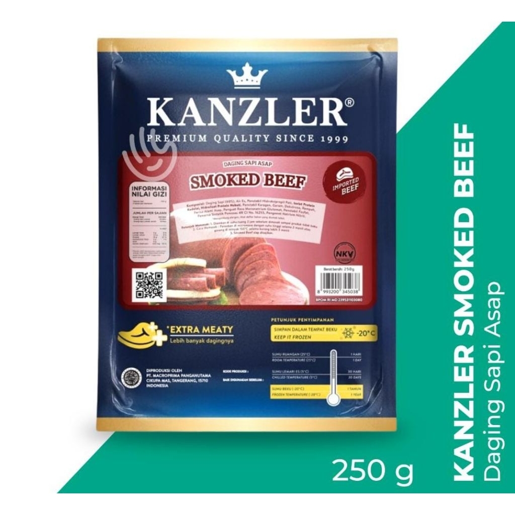 

KANZLER SMOKED BEEF 250gr