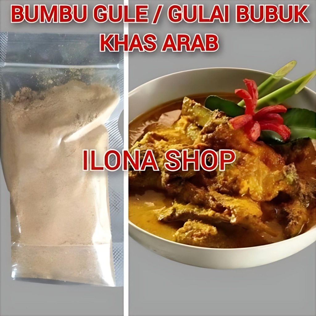 

BUMBU REMPAH KERING GULAI GULE BUBUK KHAS ARAB/BUMBU KARI KAMBING 100G