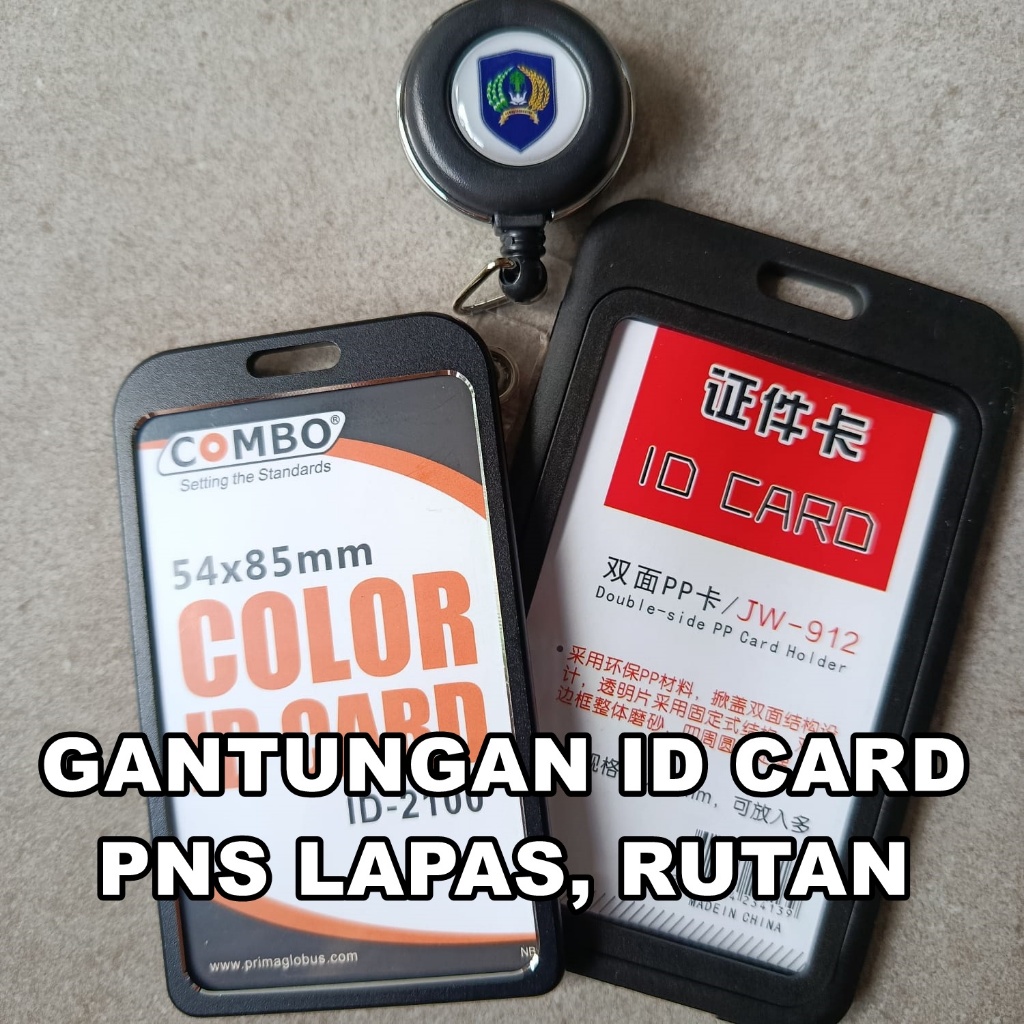 

Yoyo Id Card Holder, Gantungan Id Card Pemasyarakatan/Lapas/Rutan Stiker Timbul