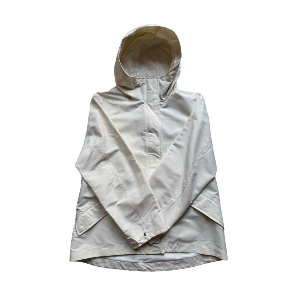 [PRELOVED] UNIQLO Jacket Parka Water-Repellent Off White Wanita ORIGINAL