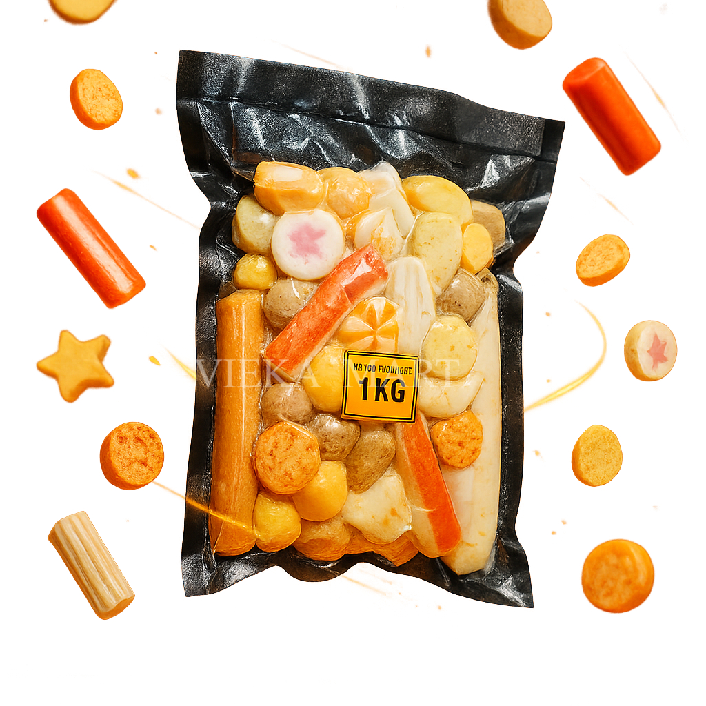 

Bakso Mix Seafood 1kg tanpa bumbu