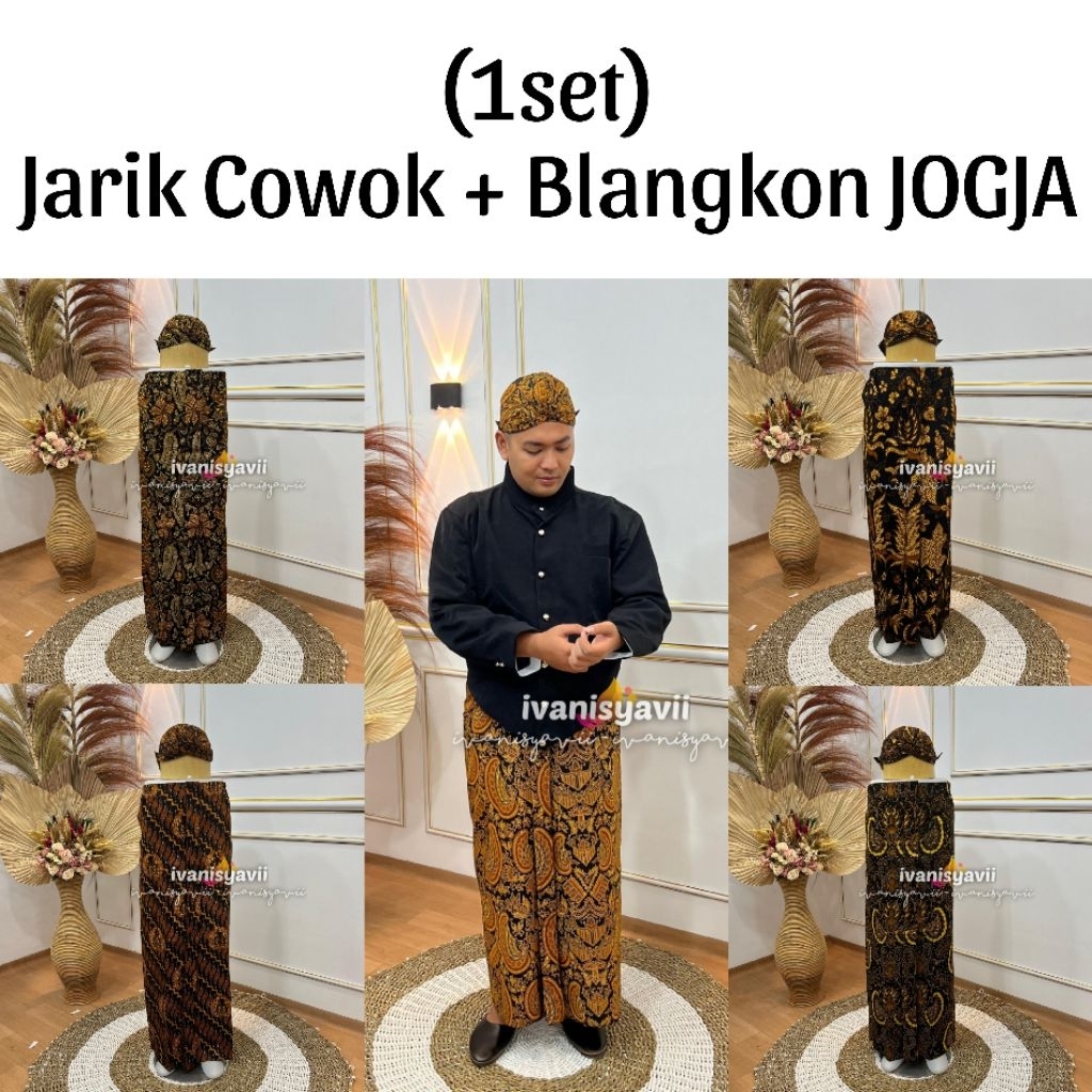 (1set) Jarik Instan Cowok + Blangkon JOGJA | ~Jbj