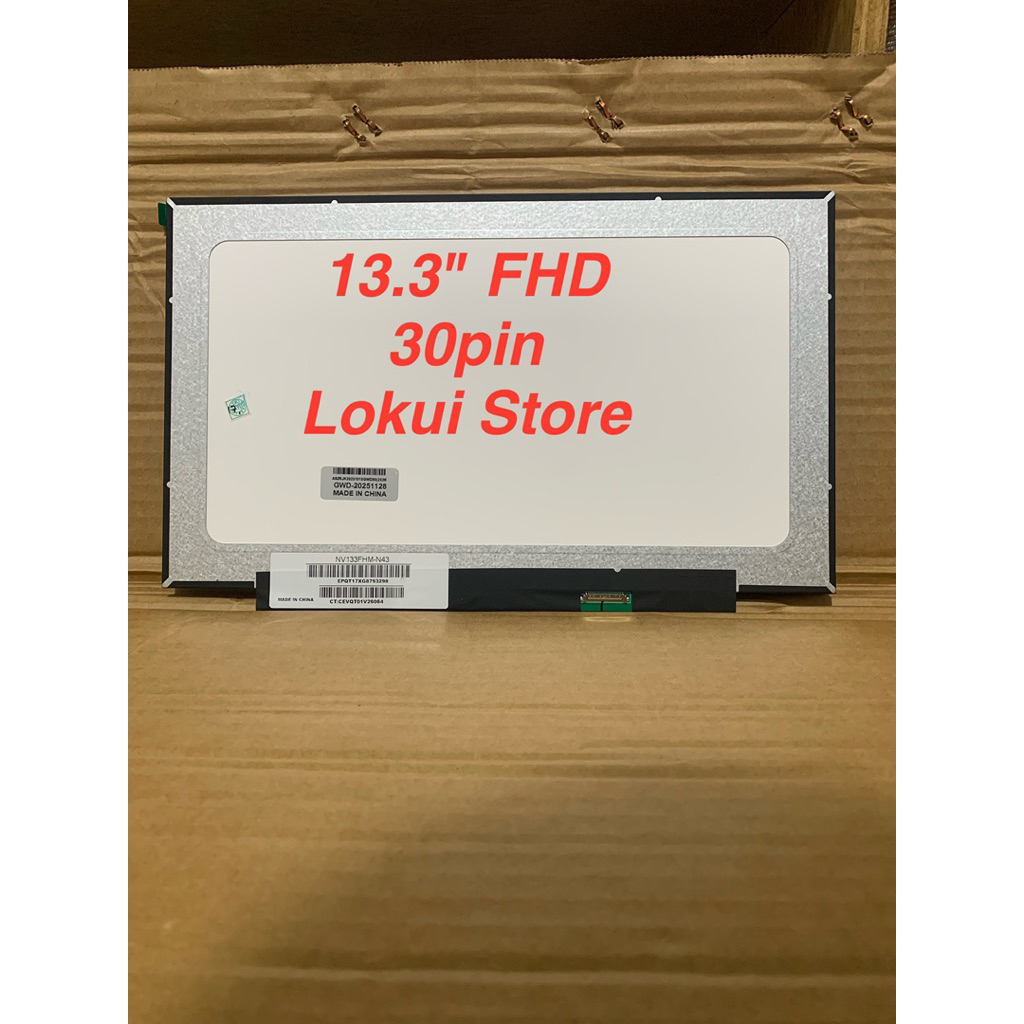 LCD LED Lenovo ThinkPad X390 X395 Series 20Q0 20Q1 13.3" inch FHD 30 Pin Slim NON TouchScreen NV133F