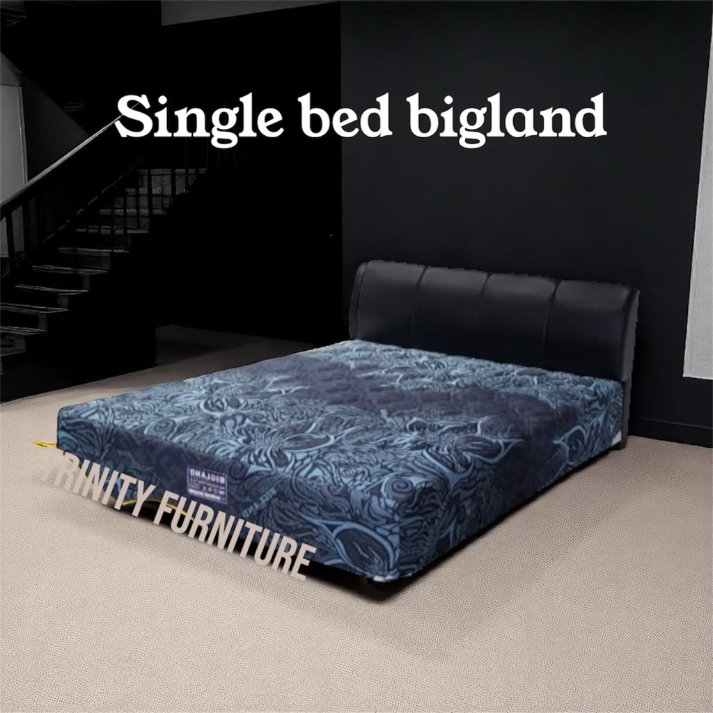 promo set kasur/springbed single bed bigland