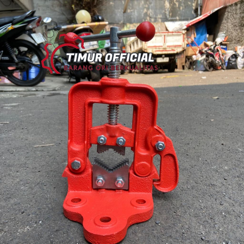 ragum catok 2 inch alat penjepit pipa besi alat pres manual