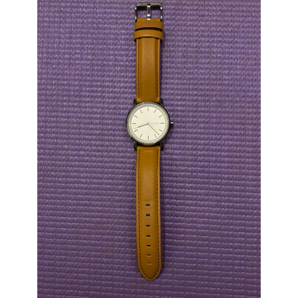 jam tangan cewek female unisex watch dkny genuine leather strap