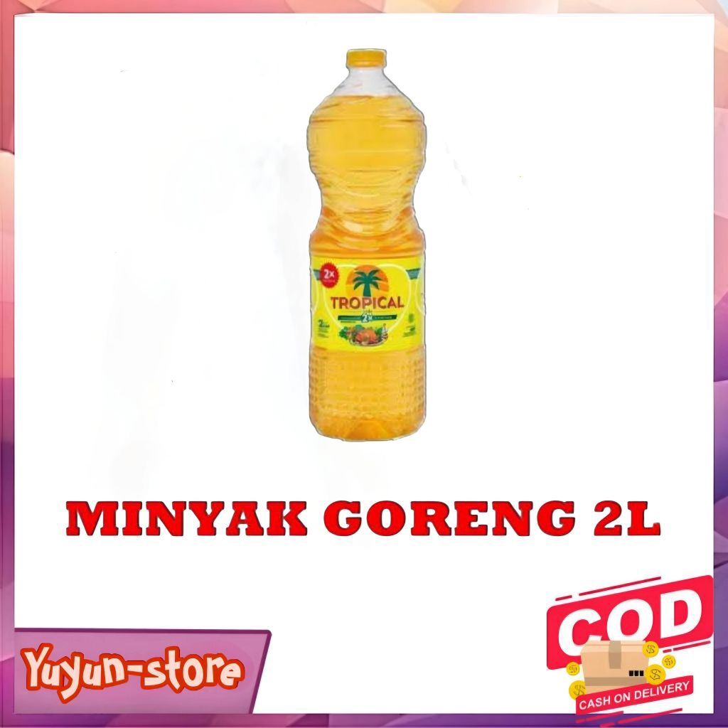 

Minyak Goreng Tropical Kemasan Botol 2 Liter 1 Dus/Karton Isi 6 Pcs Oil Olive