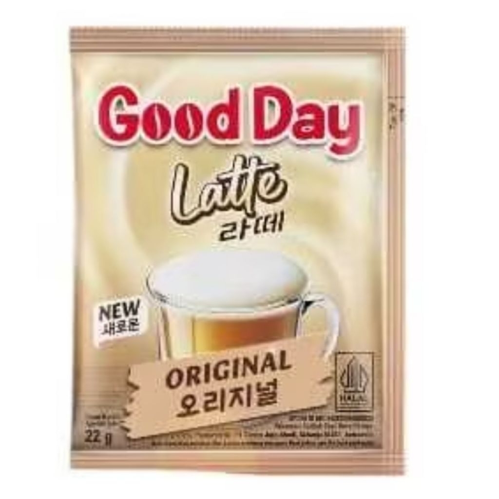 

GOOD DAY LATTE ORIGINAL RENCENG DUS (12X10X22g)