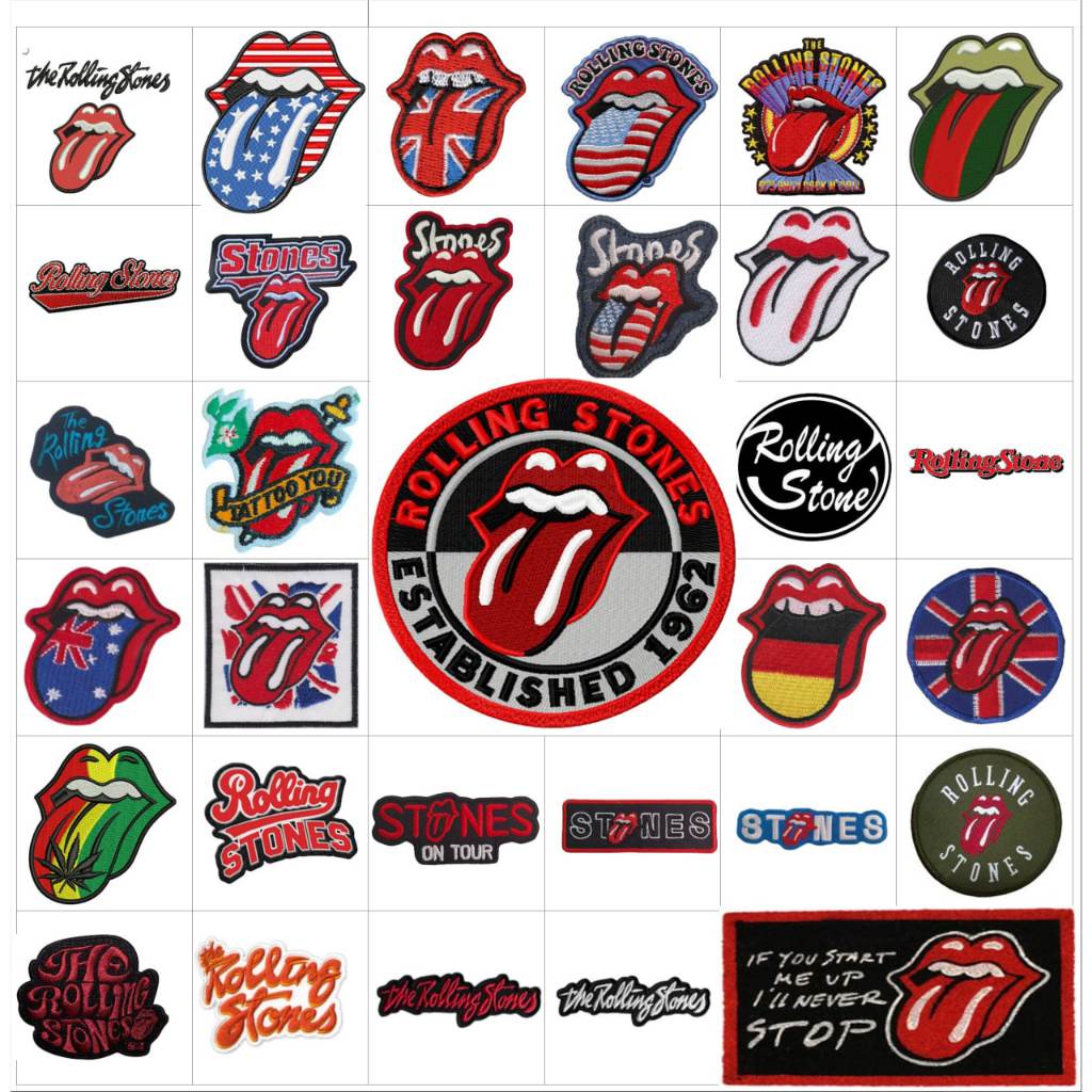 Patch Bordir Rolling Stones Bordir Emblem -DB