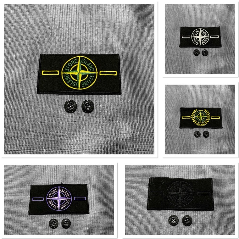 KODE C84F Emblem Patch Stone Island Import Emblem  Kancing 2 Pcs
