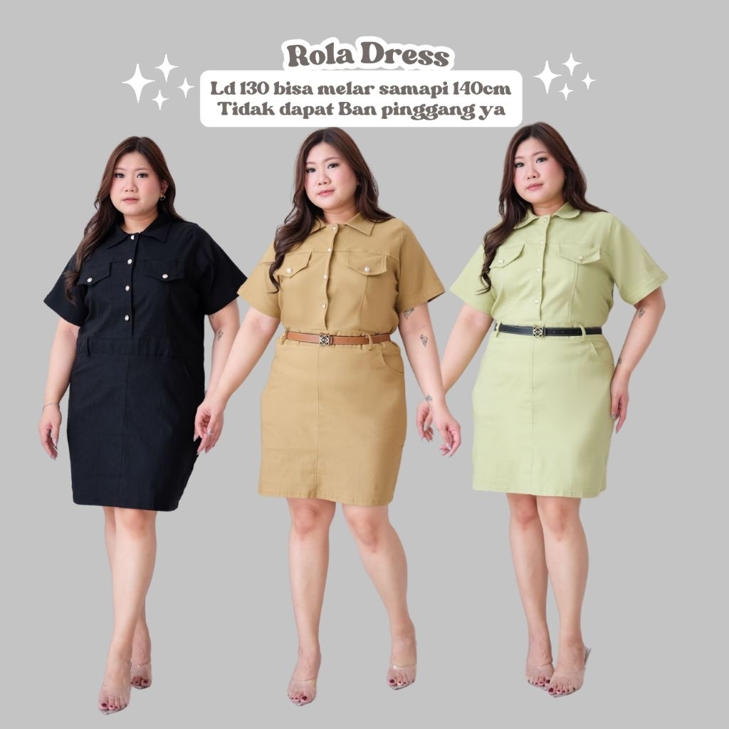 ROLA DRESS - DRESS JUMBO DRESS BIG SIZE