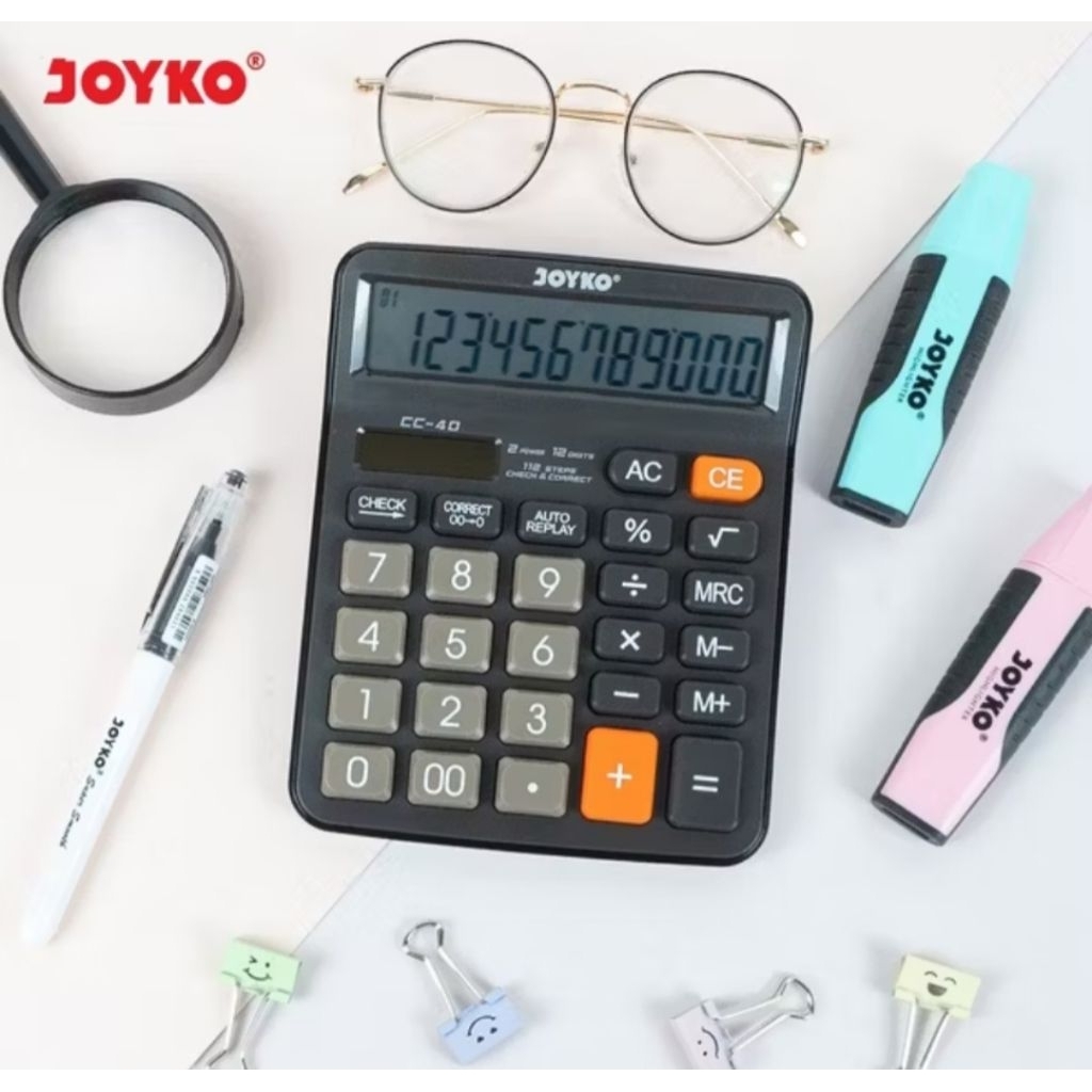 

Kalkulator Joyko CC-40 12 Digit / Kalkulator Joyko Periksa Benar KHUSUS BATAM
