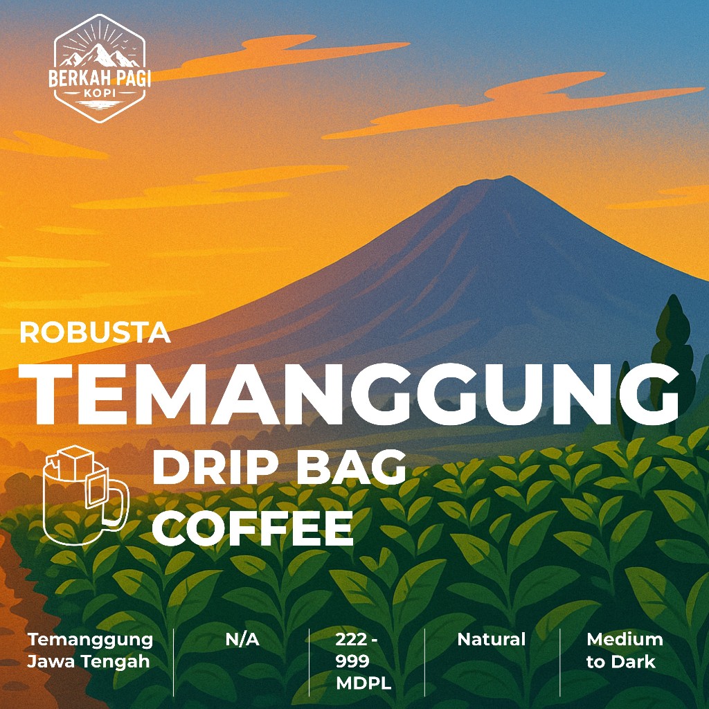 

Kopi Bubuk Instan / Drip Bag Coffee / Filter Bag Coffee Single Origin Robusta Temanggung