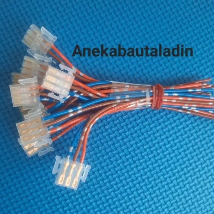 socket 3 kabel (pin) harga per pcs