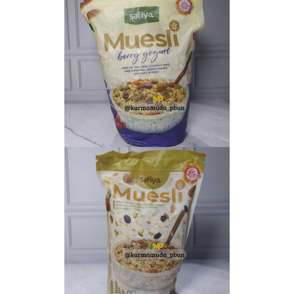 

Muesli Safiya Dried Fruit Almond | Sereal Diet Sarapan Sehat Premium