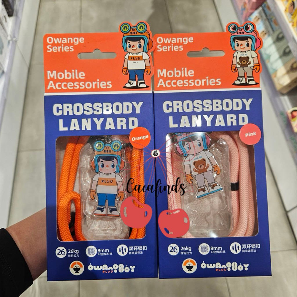 

OHSOME x Owangeboy‼️Crossbody Lanyard / Tali Gantungan Lanyard Owangeboy Collection (Pink / Orange)