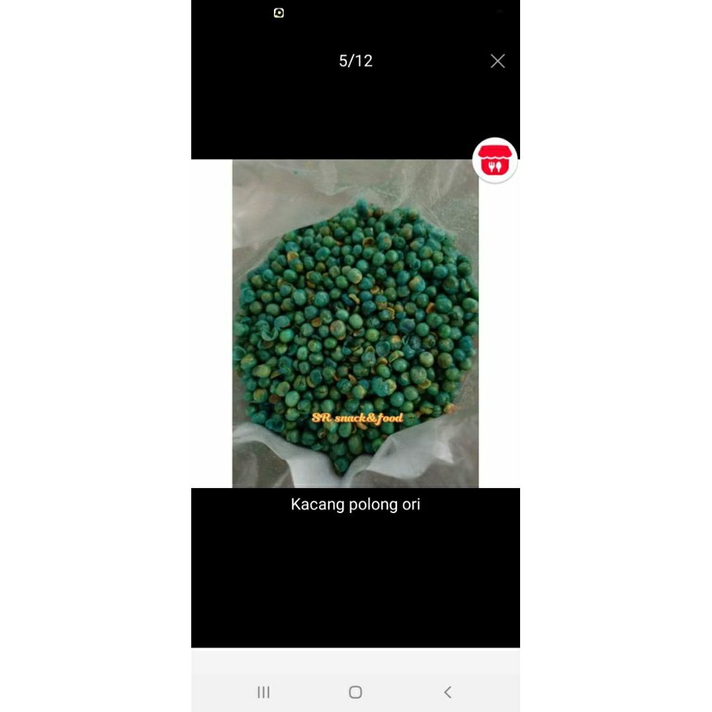 

kcang polong ori gurih renyah 1 pack isi 125 g