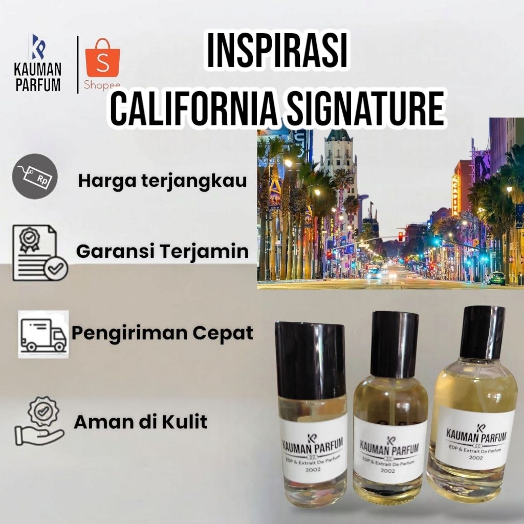 Kauman Parfum Refill Inspired Silver Scent Jacques Bogart Mirip Mykonos California Signature Aroma O