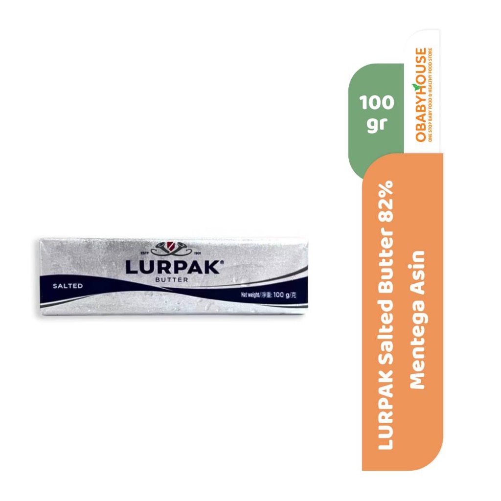 

LURPAK Salted Butter 82% Mentega Asin 100 gr