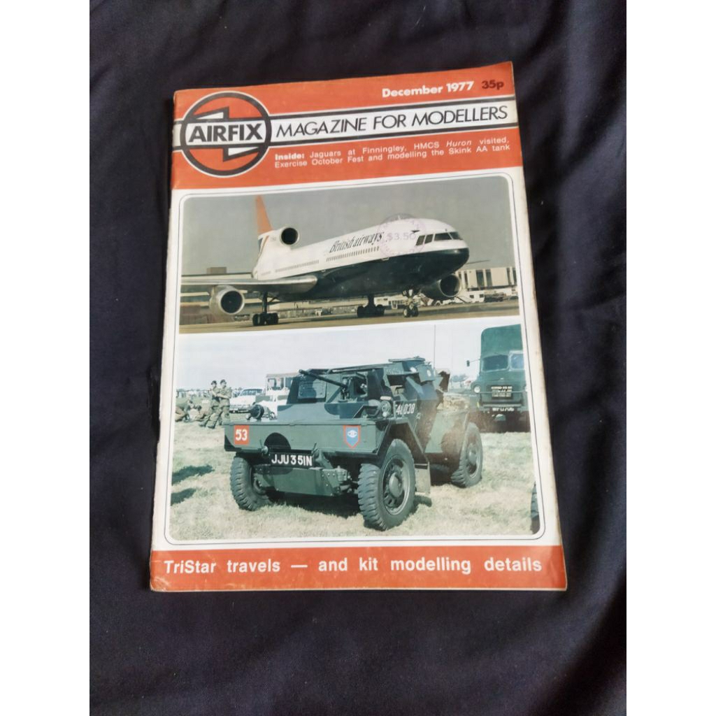 majalah jadul airfix magazine for modeller dec 1977