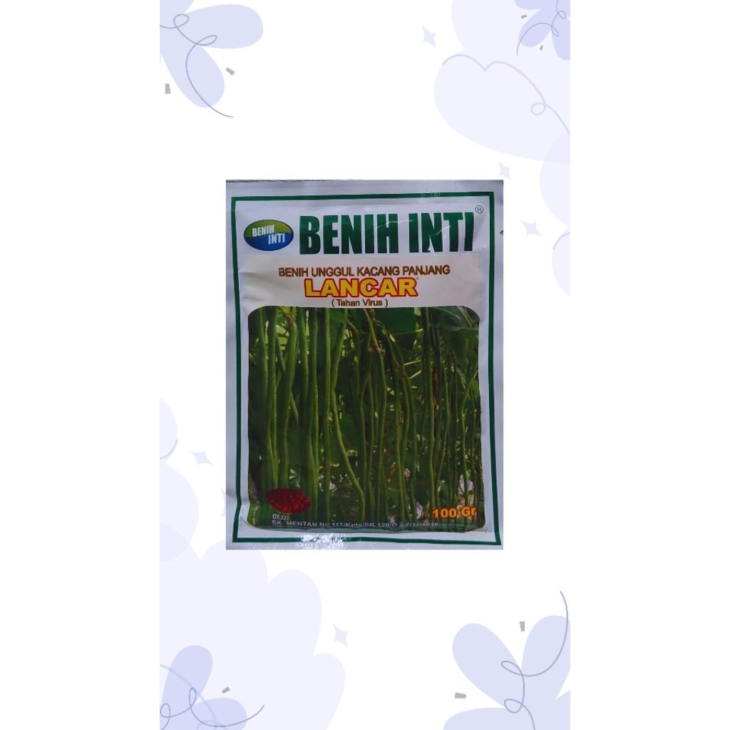BIBIT KACANG PANJANG LANCAR BENIH INTI 100GR