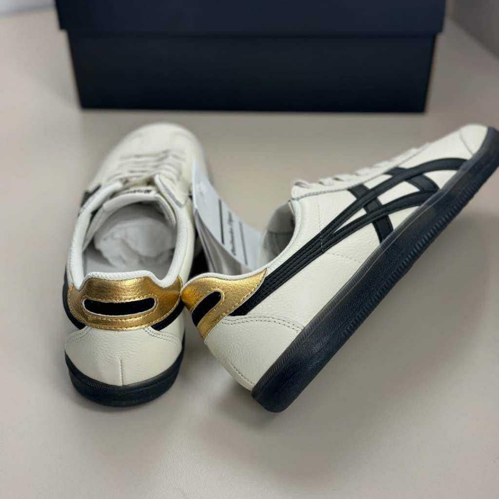 Limited Bisacod  Sepatu Sneakers Onitsuka Tokuten Wanita & Pria Cream Black Gold Hitam Navy