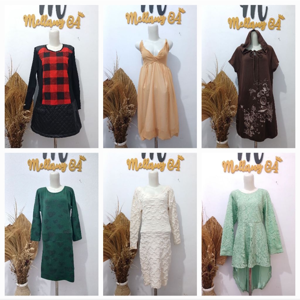 Gaun/Dress Mini/Dress Pendek Wanita Remaja & Dewasa