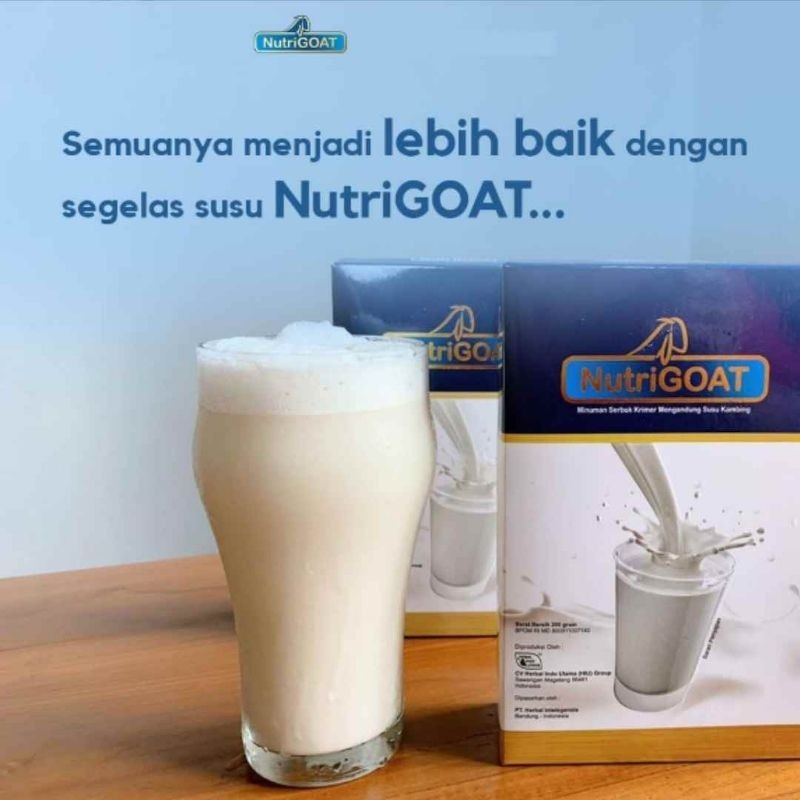 

Nutrigoat Susu Kambing Etawa Original Plus Gula Aren - Bantu Mencegah Penyakit Syaraf 200 gr