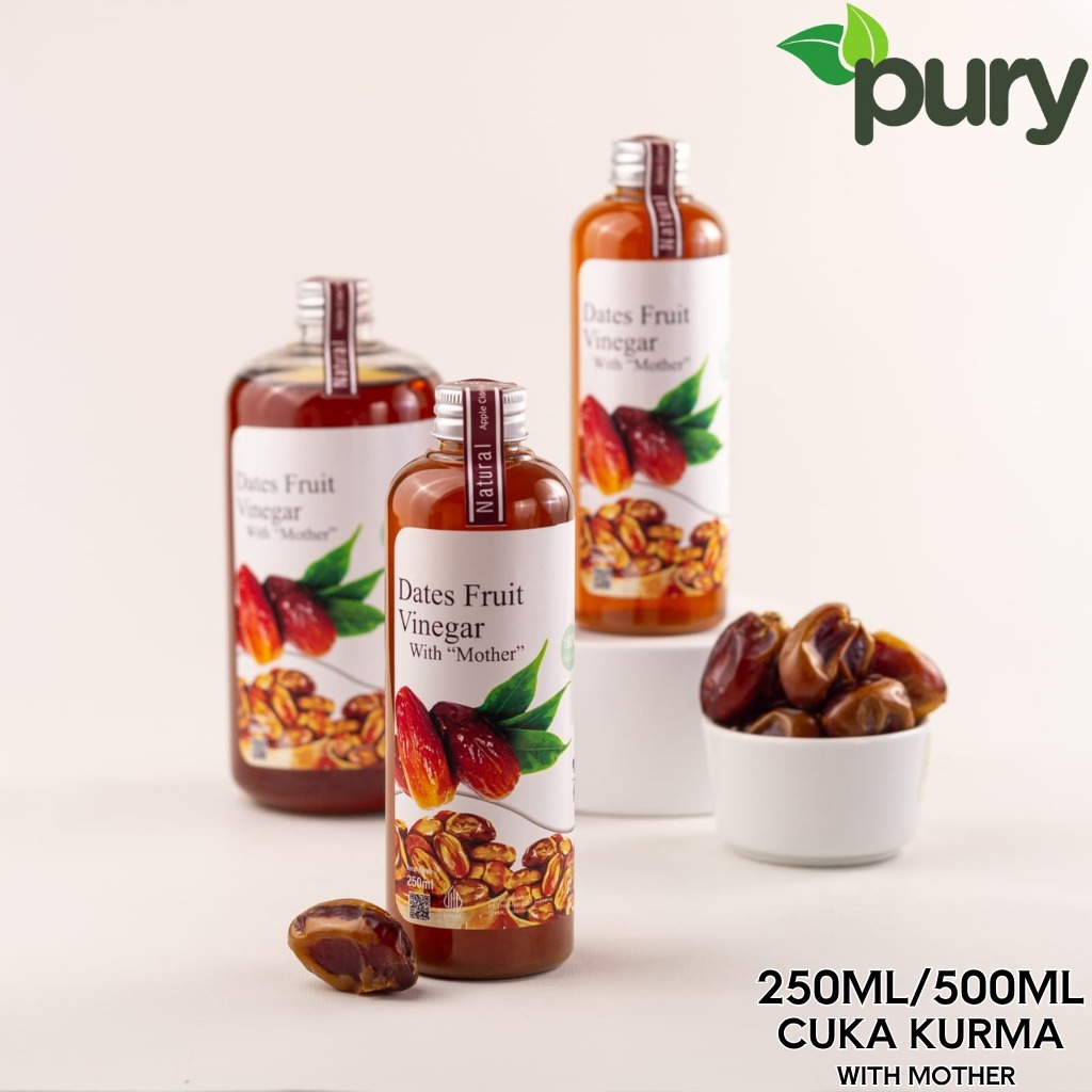 

PURY - Cuka Kurma / Dates Fruit Cider Vinegar With Mother