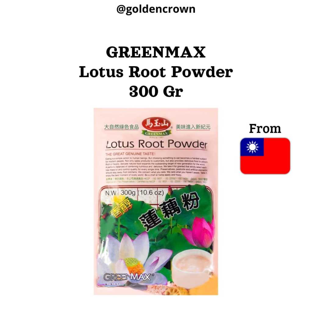 

Greenmax Lotus Root Powder | Minuman Serbuk Akar Teratai 300g