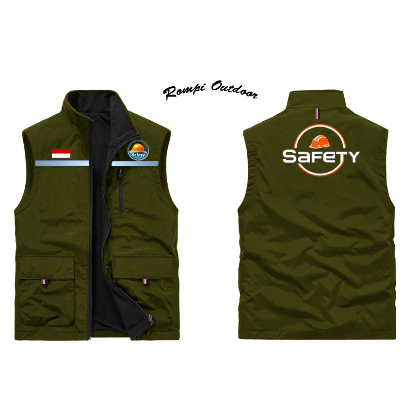 Rompi Safety K3 | Rompi Outdoor Safety | Rompi Kasual | Rompi Vest Safety | Rompi Dinas Lapangan | R