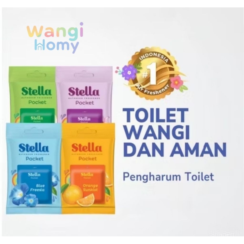 Stella Bathroom/Stella Pocket/Stella Pengharum Kamar Mandi/Bathroom Fragrance 10gr