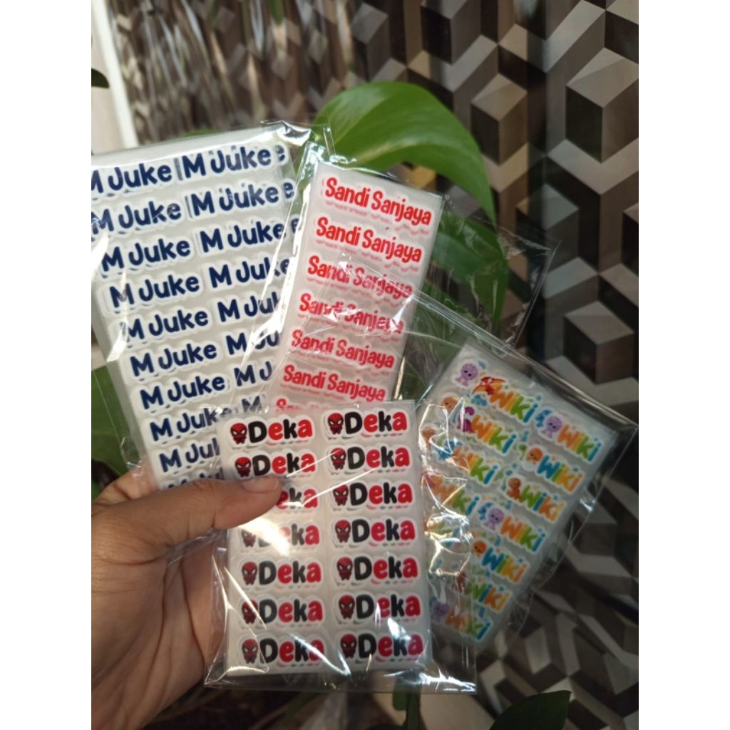 

stiker sablon custom