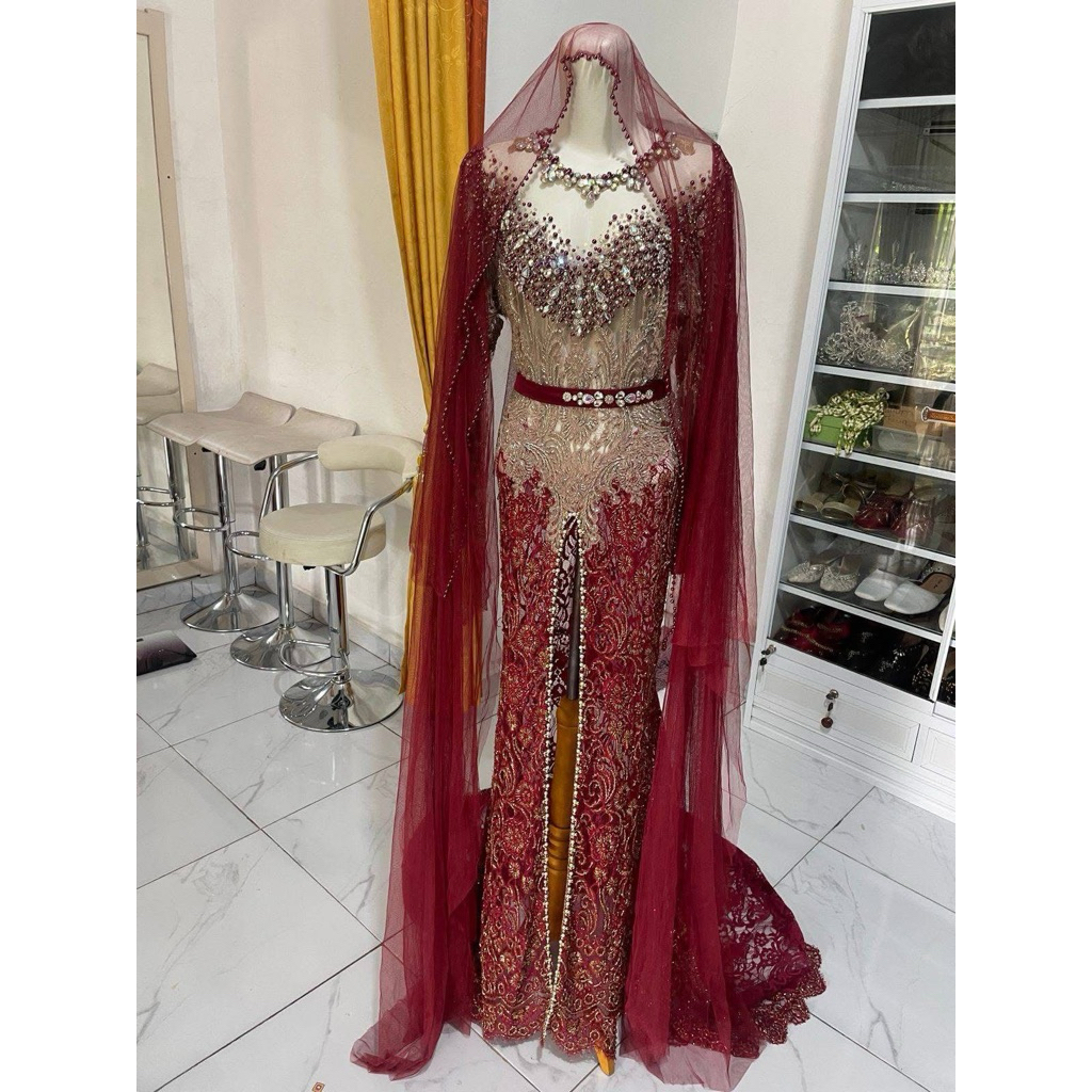 kebaya pengantin preloved