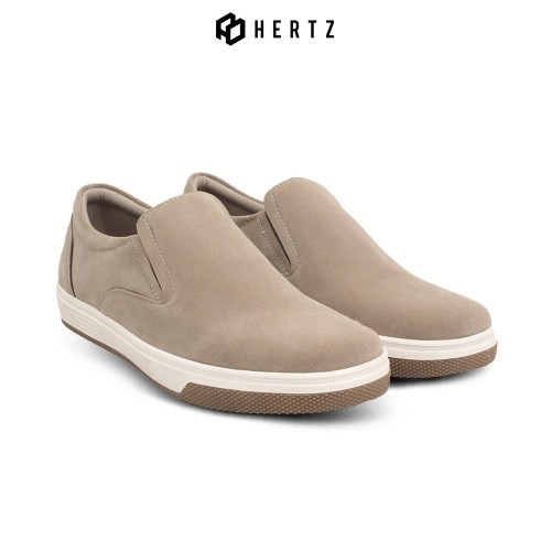 Hertz - Sepatu Slip On Pria H 4363 Brand Hertz Sepatu Casual Hangout Sekolah Kuliah Kerja Acara Berk