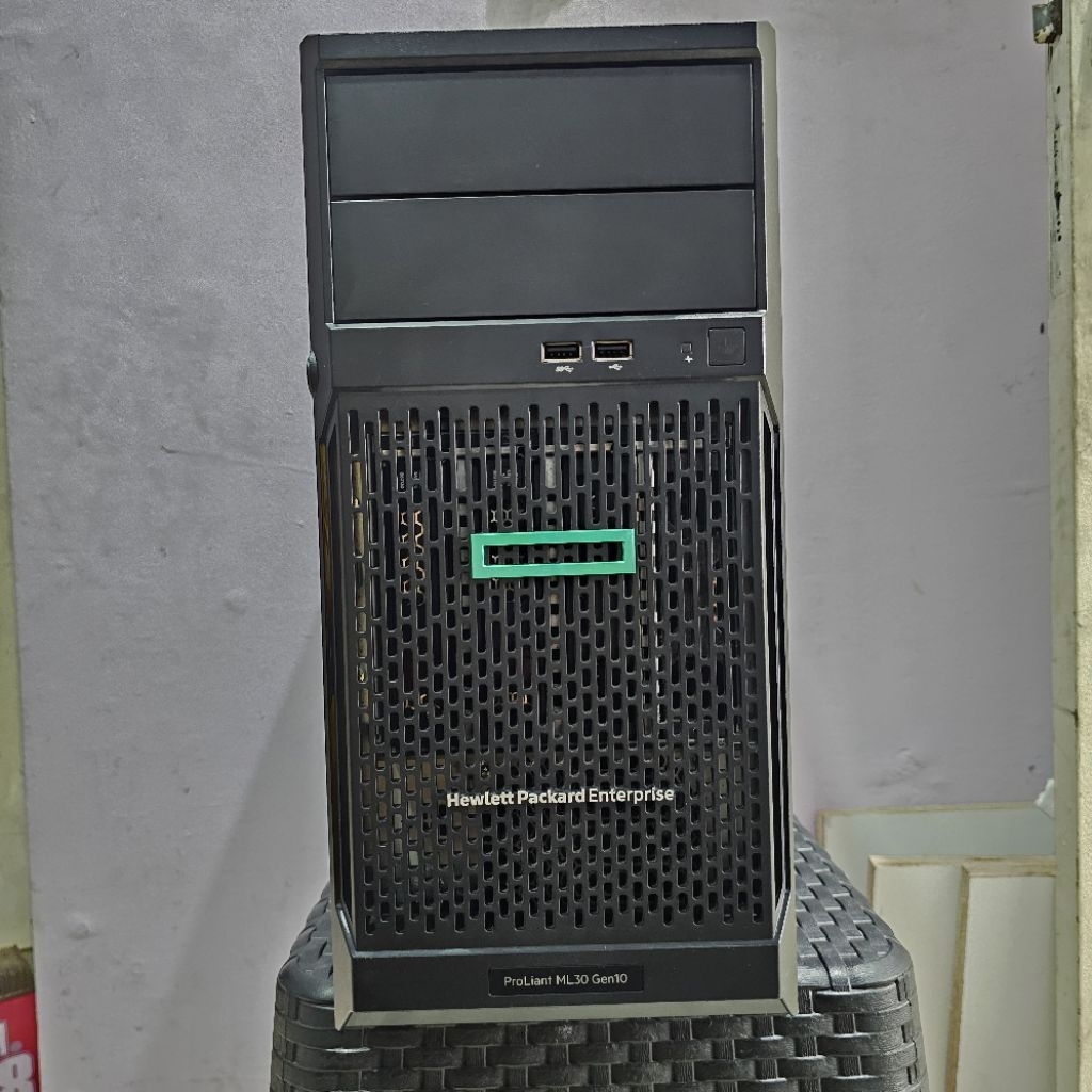 PC SERVER HP ML30 G10 E 2224 RAM 16GB HDD 2TB MURAH MANTAP