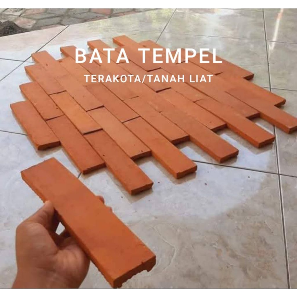 Bata tempel Terakota/bata tempel tanah liat/bata tempel merah/bata tempel dinding