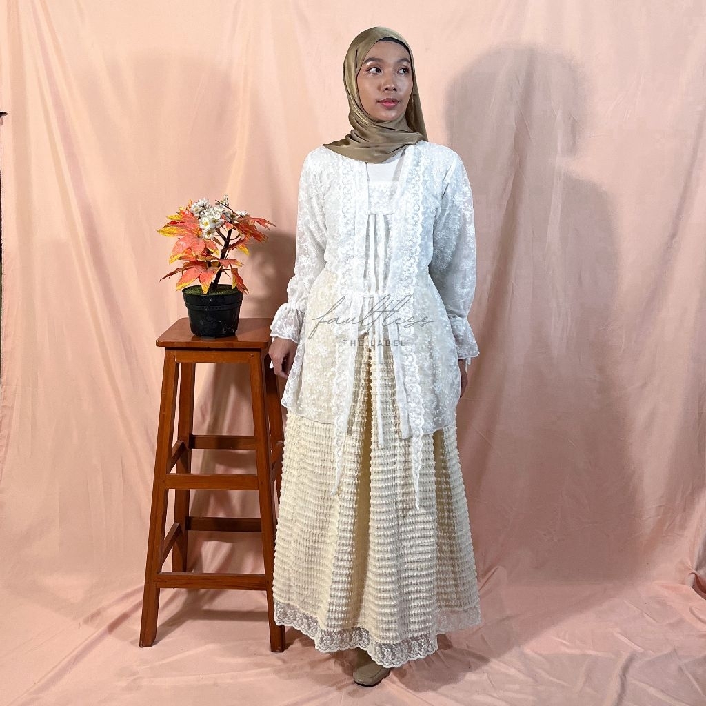 Rok Tenun Bulu | Rok Tenun Bulu Renda A line | Rok couple