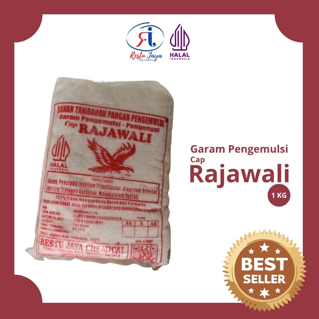 

Garam Pengemulsi/Garam Pengenyal/Obat Puli Cap Rajawali PUTIH 1kg