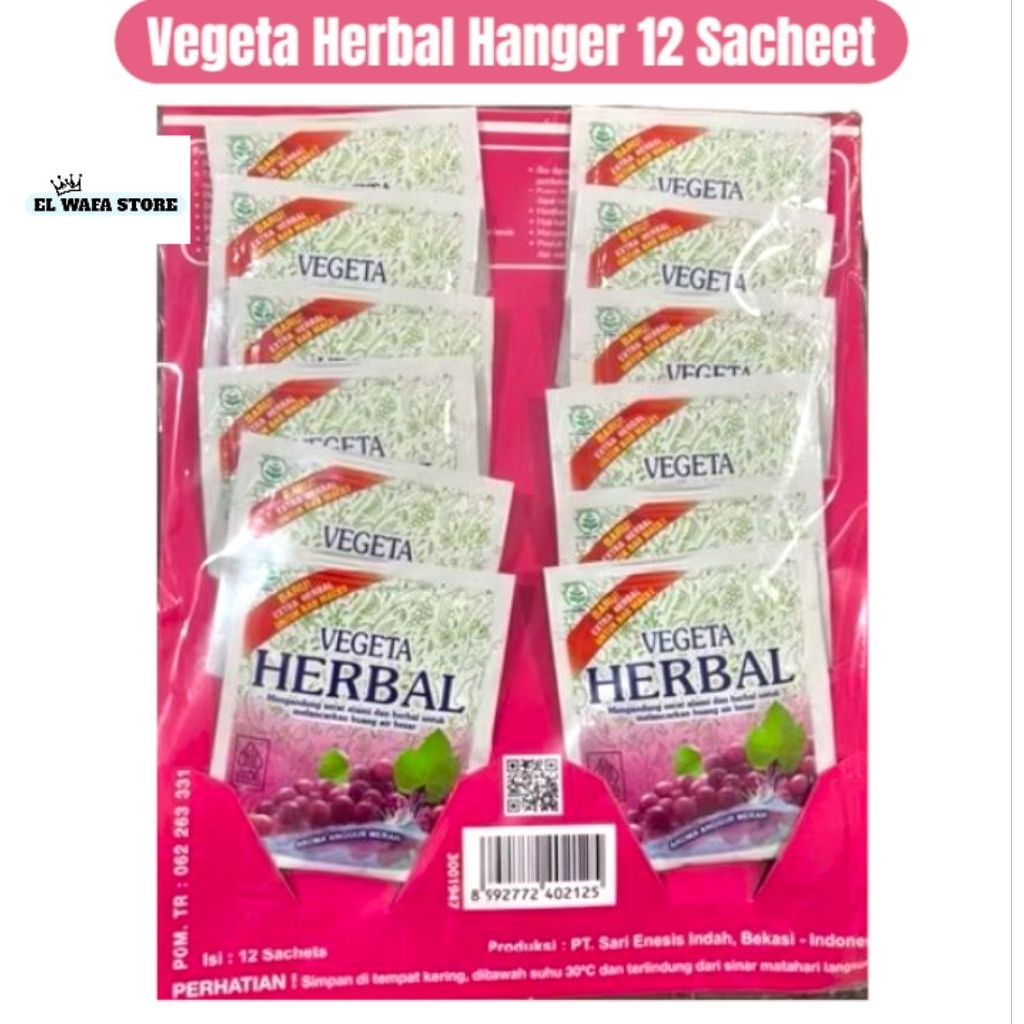 Vegeta Herbal Hanger isi 12 Sacheet
