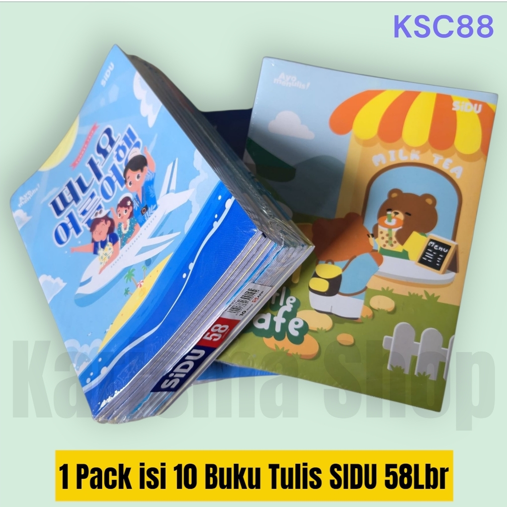 

1 Pack isi 10 Buku Tulis SIDU isi 58 Lembar
