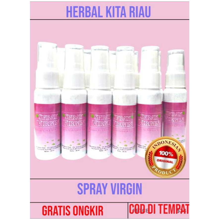 [ SPRAY VIRGIN ] Perapat Pengharum Kewanitaan Aman Alami Original
