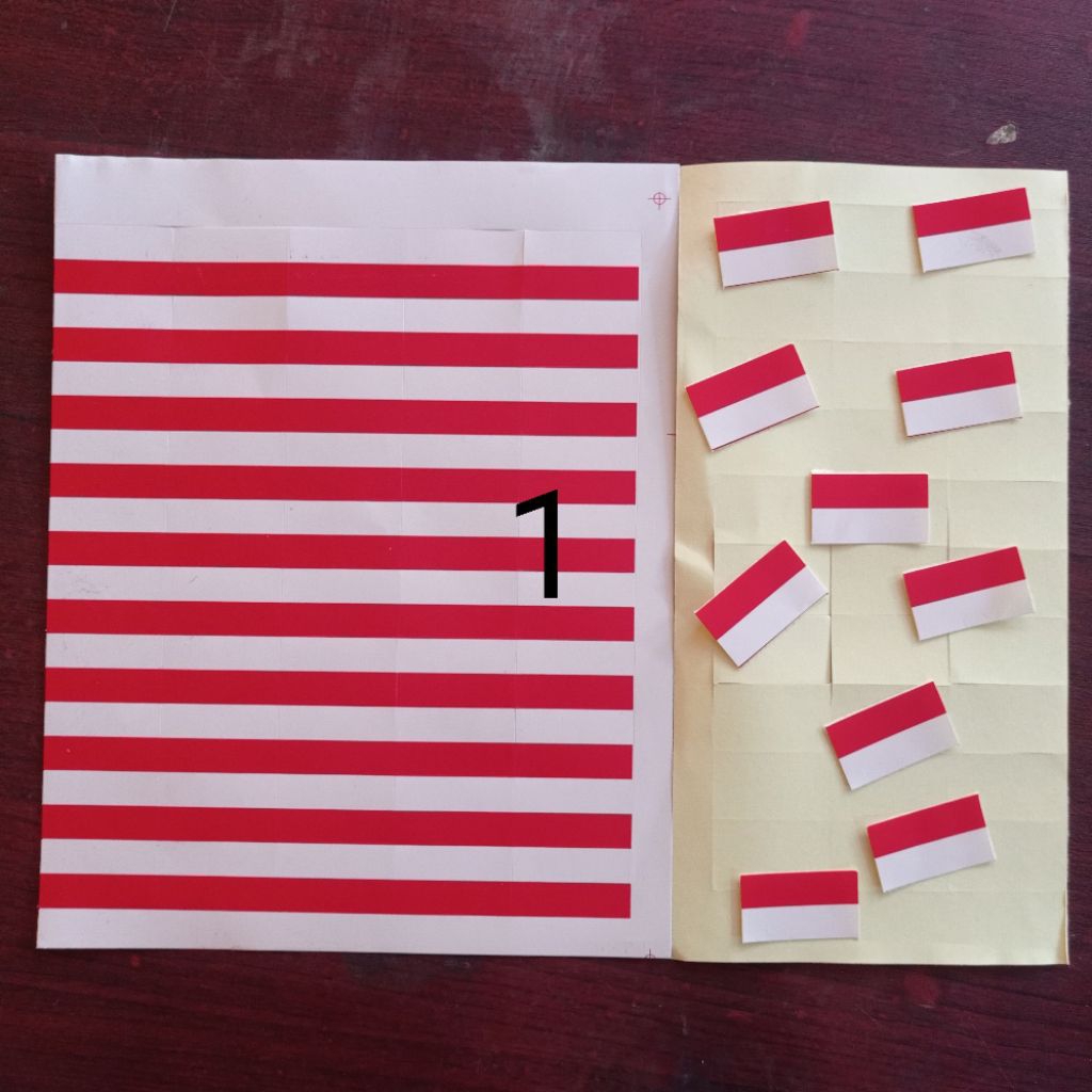 

50pcs Sticker Pipi Merah Putih 20x30