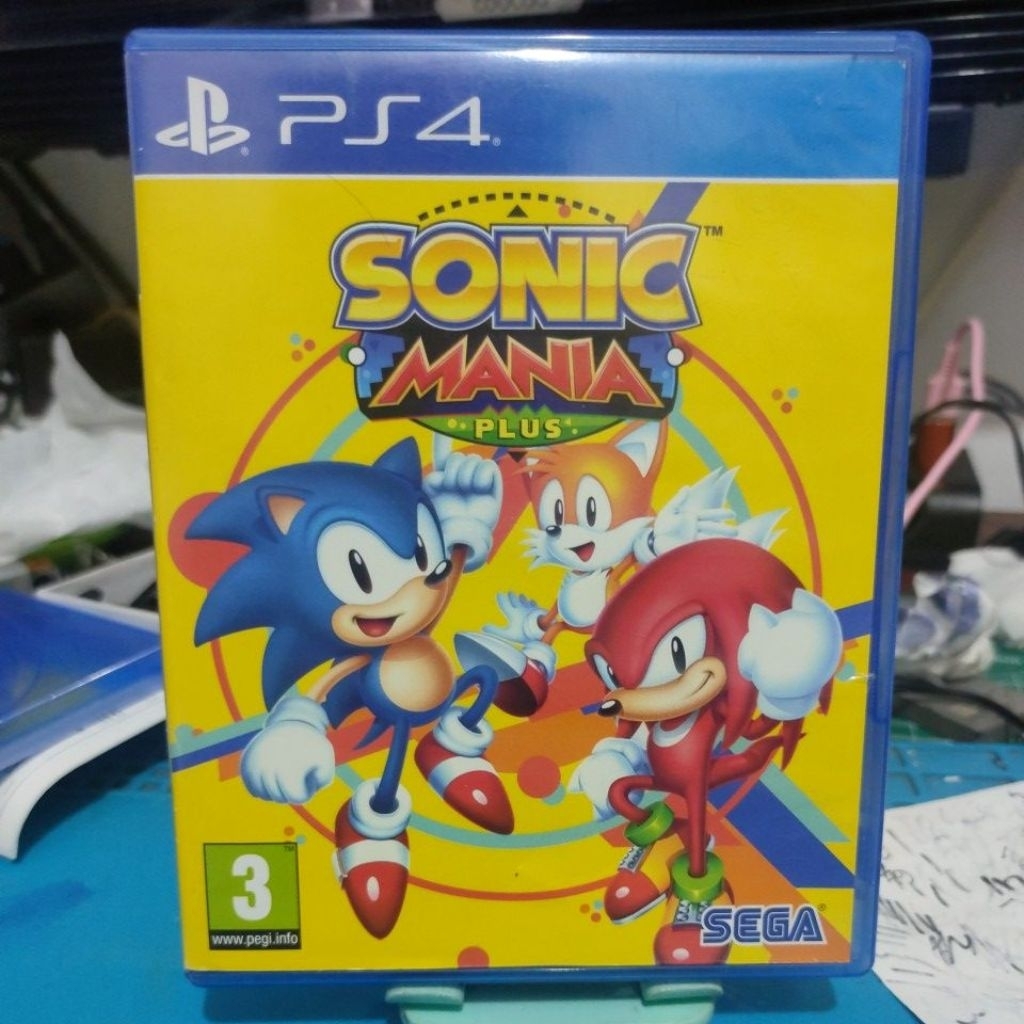 sonic mania plus Sega PS4 PS5 kaset game Playstation bd